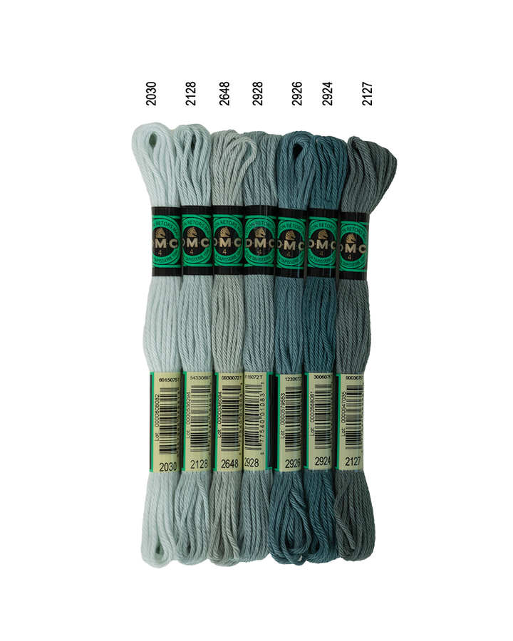 DMC Soft Matte Cotton - Dark Blues