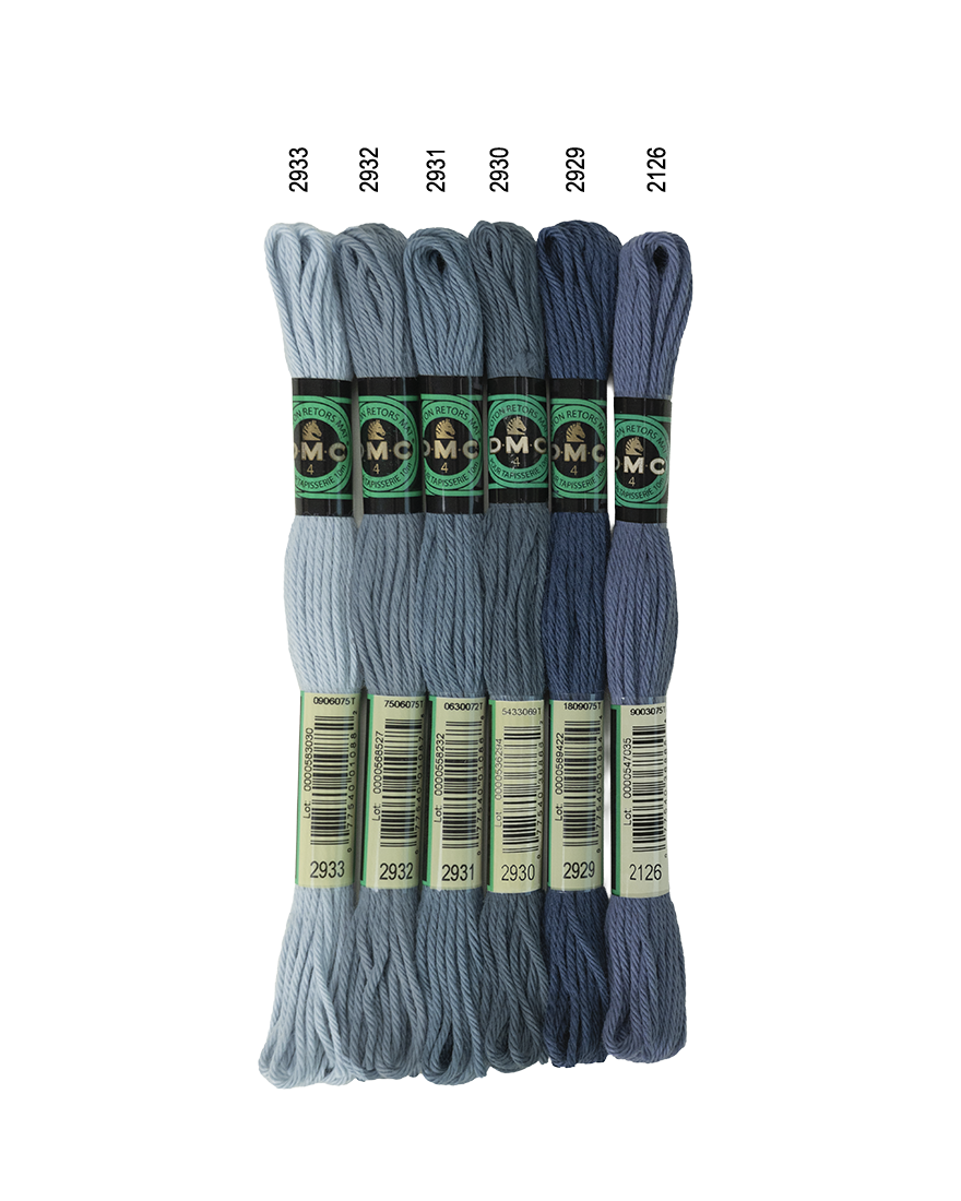 DMC Soft Matte Cotton - Dark Blues