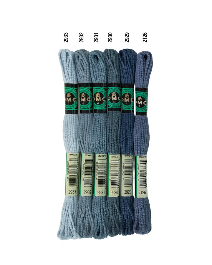 DMC Soft Matte Cotton - Dark Blues