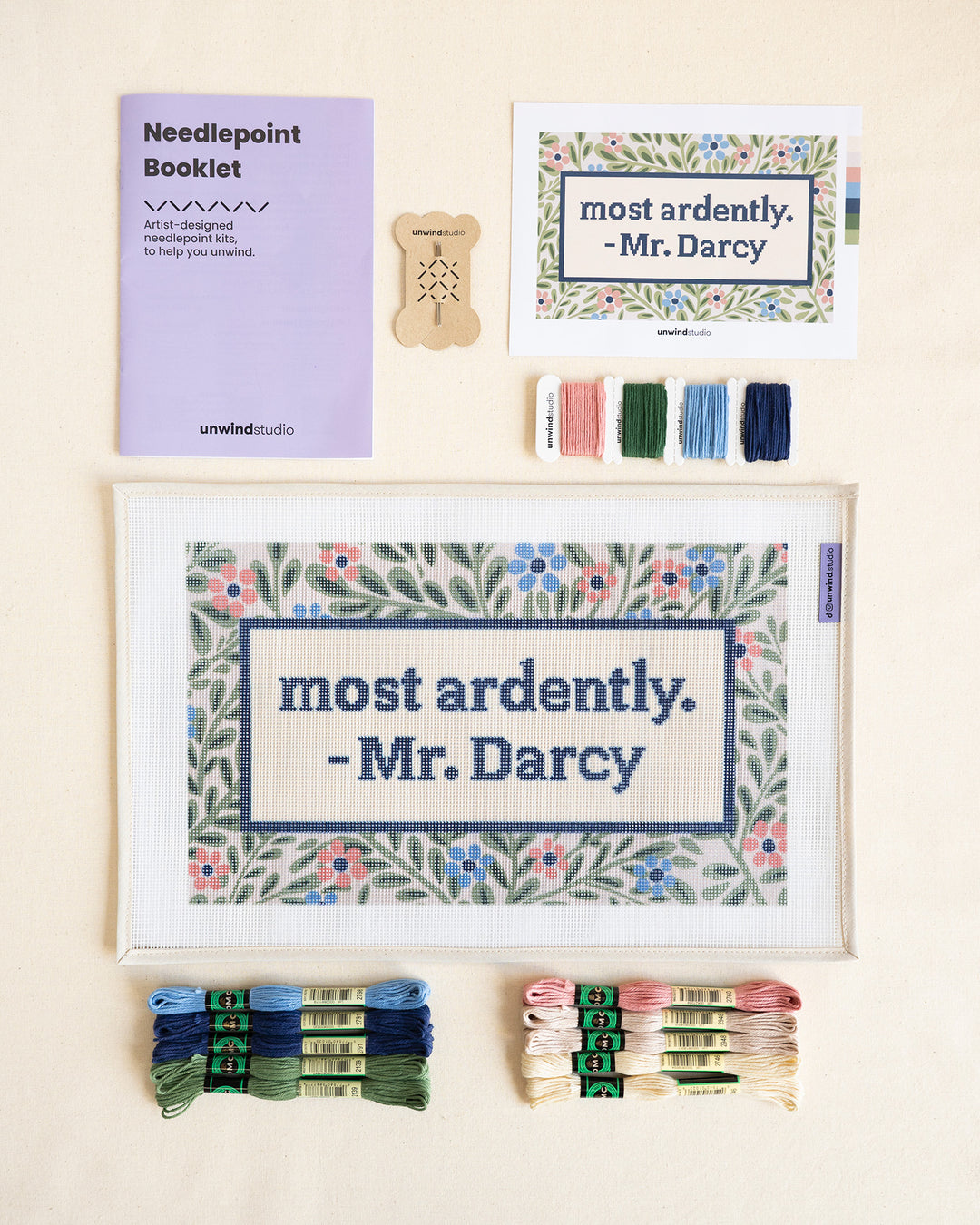 Most Ardently Needlepoint Cushion Kit