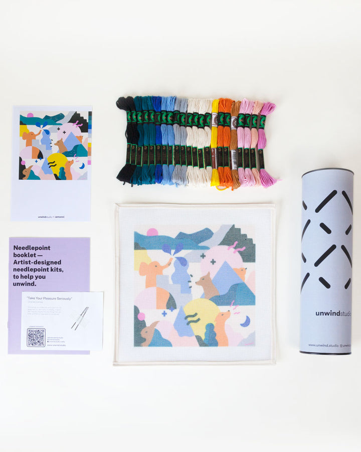 Call of the Wild Needlepoint Kit by Unwind Studio