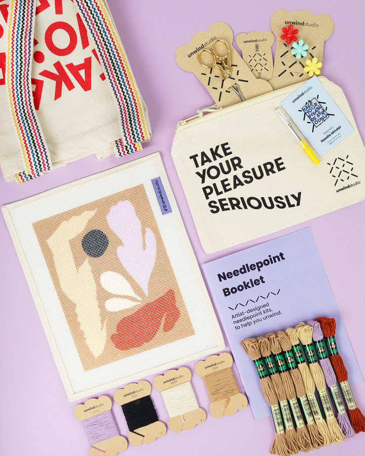 NEEDLEPOINT STARTER KIT Calm