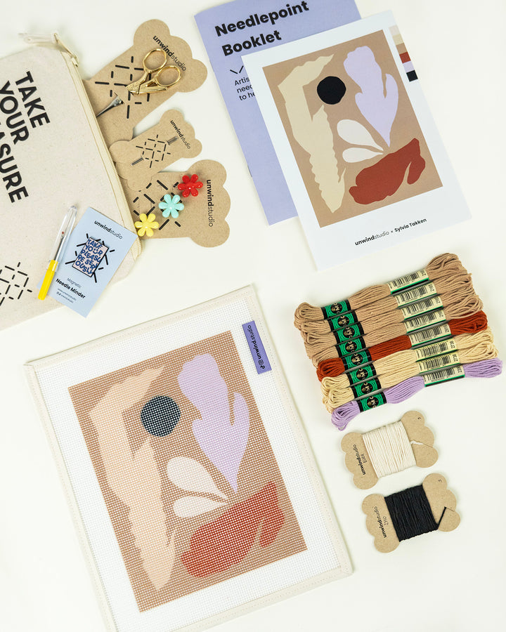 NEEDLEPOINT STARTER KIT Calm