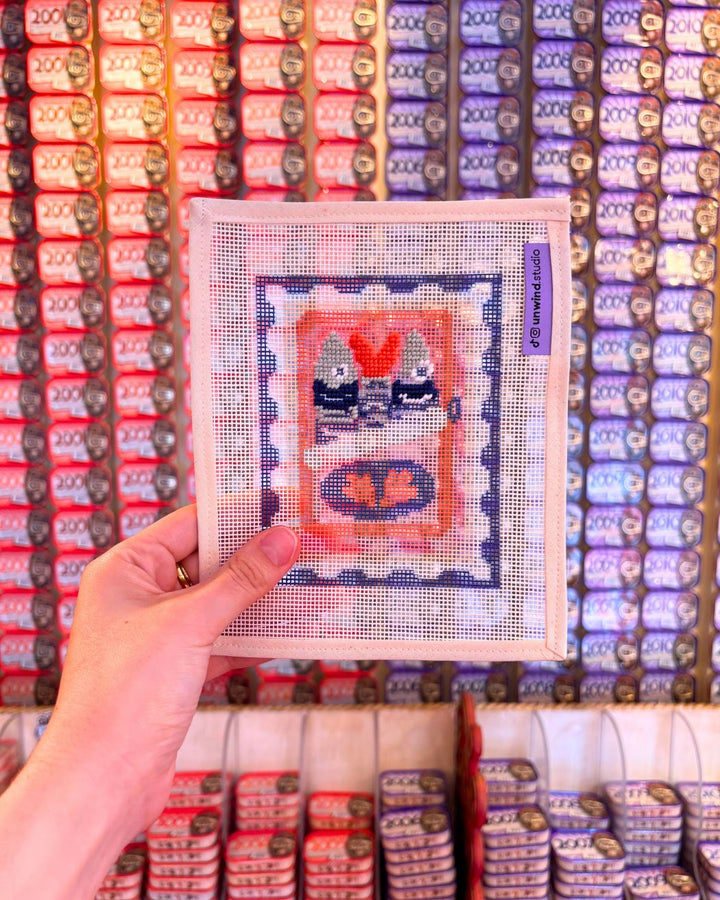 Can of Sardines Stamp Needlepoint Kit
