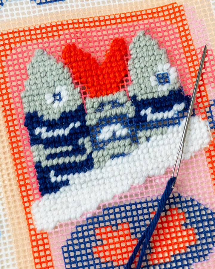 Can of Sardines Stamp Needlepoint Kit
