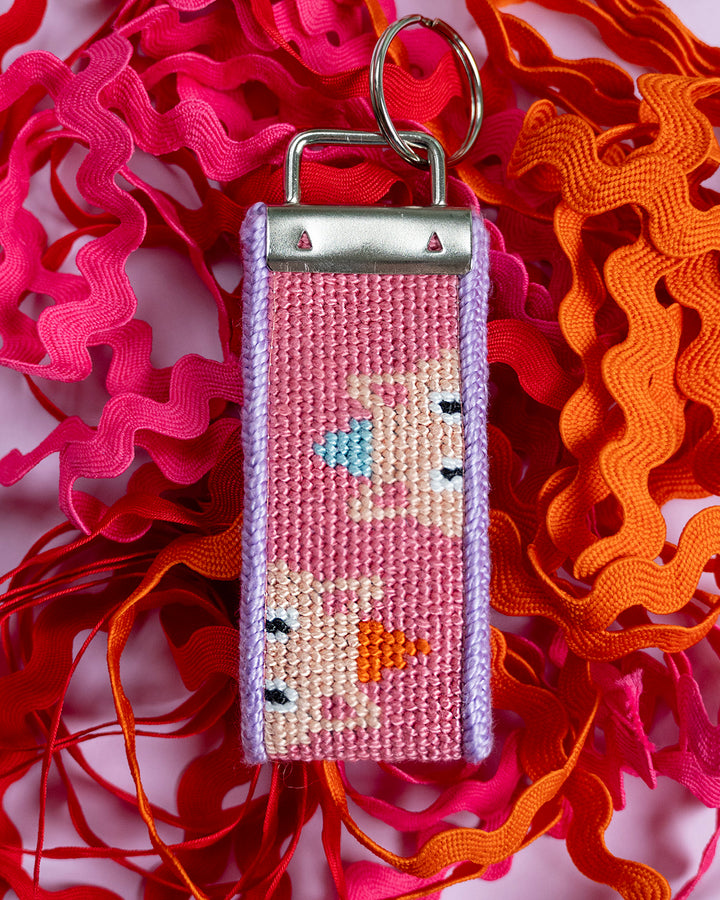 Cats Key Fob Needlepoint Kit