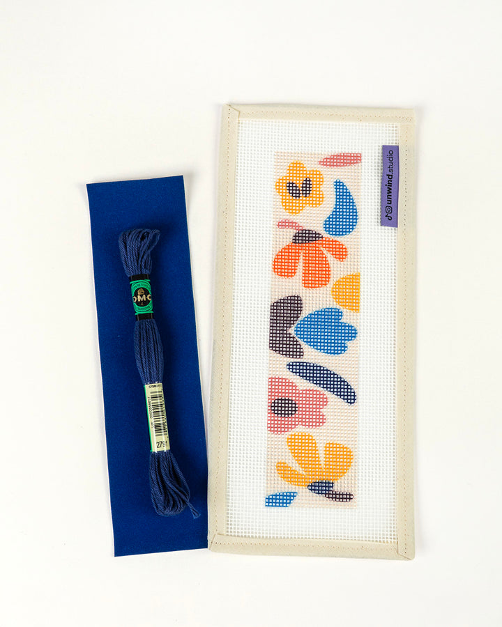 NEEDLEPOINT STARTER KIT "Chilling Spell" Bookmark