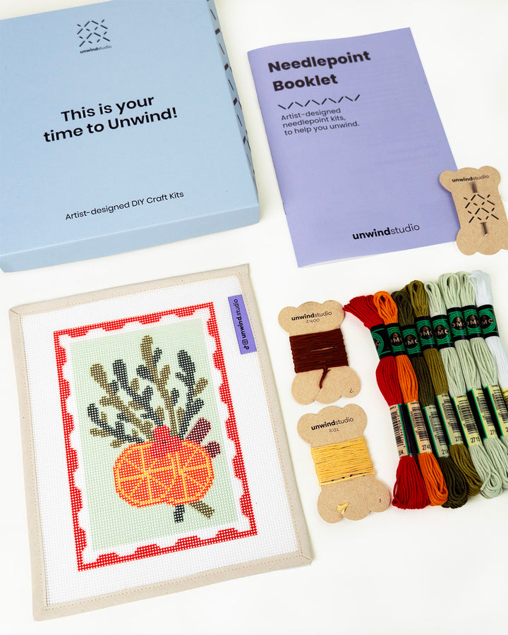 Christmas Blend Postcard Needlepoint Kit