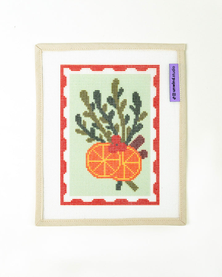 Christmas Blend Postcard Needlepoint Kit