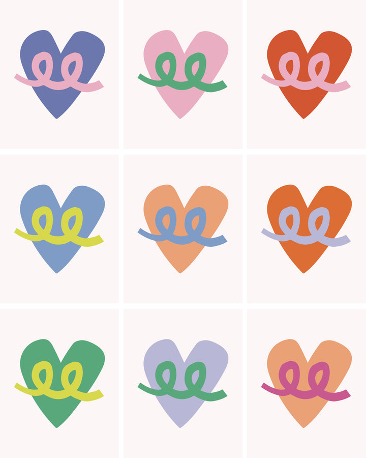 Love Party Needlepoint Kit for Kids by Unwind Studio