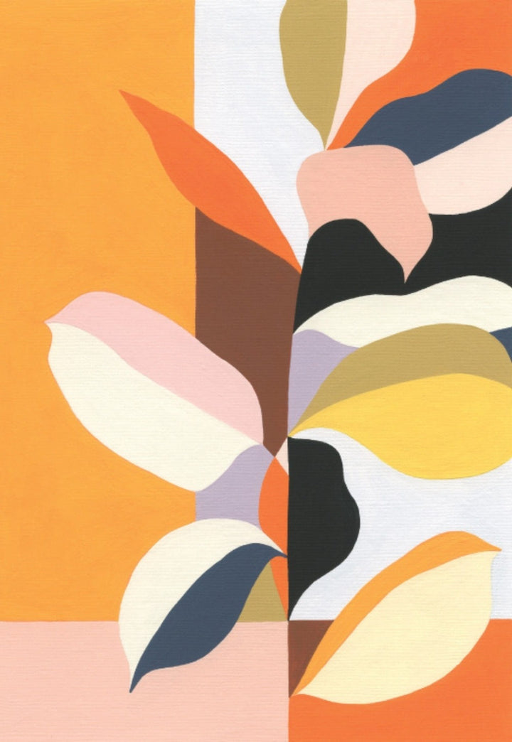 color garden needlepoint illustration art by eloise renouf 