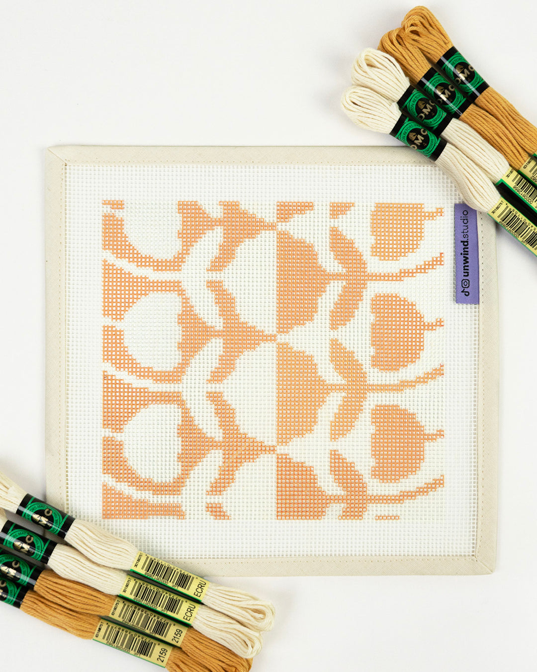 Stickset für Sonnenbrillenetui mit Kontrast