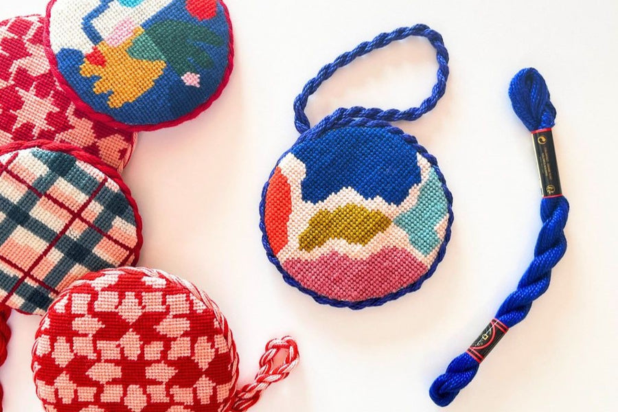 How to Finish a Needlepoint Ornament – Unwind Studio