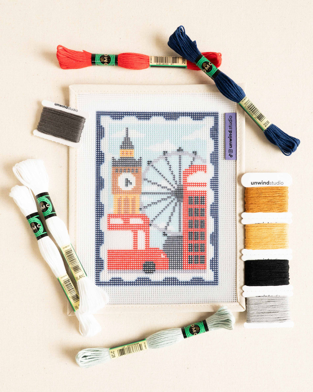 London Postcard Needlepoint Kit