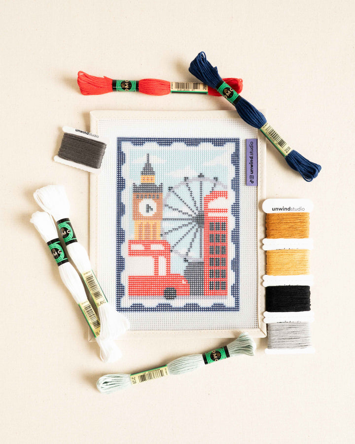 London Postcard Needlepoint Kit