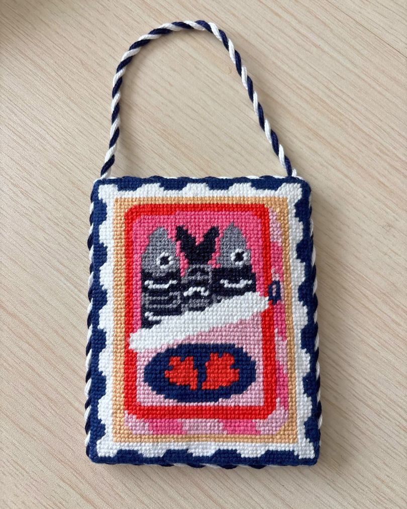 Can of Sardines Stamp Needlepoint Kit