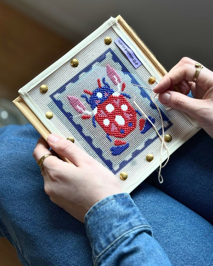 Ladybug Stamp Needlepoint Kit