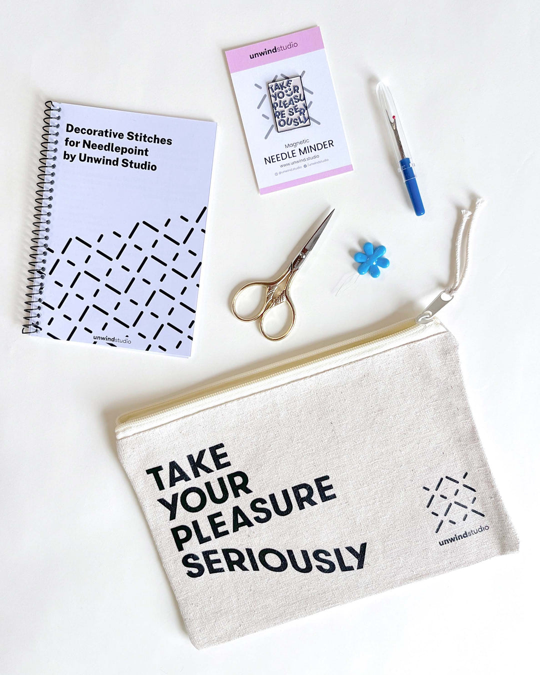 Embroidery Essentials Bag by Unwind Studio