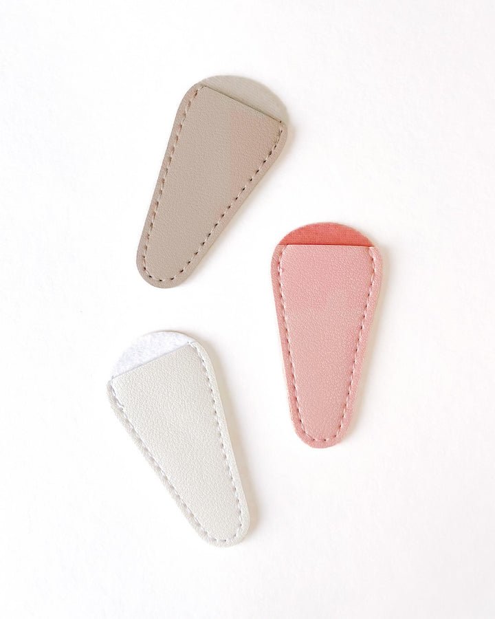 Embroidery scissors protective cases, by Unwind Studio.