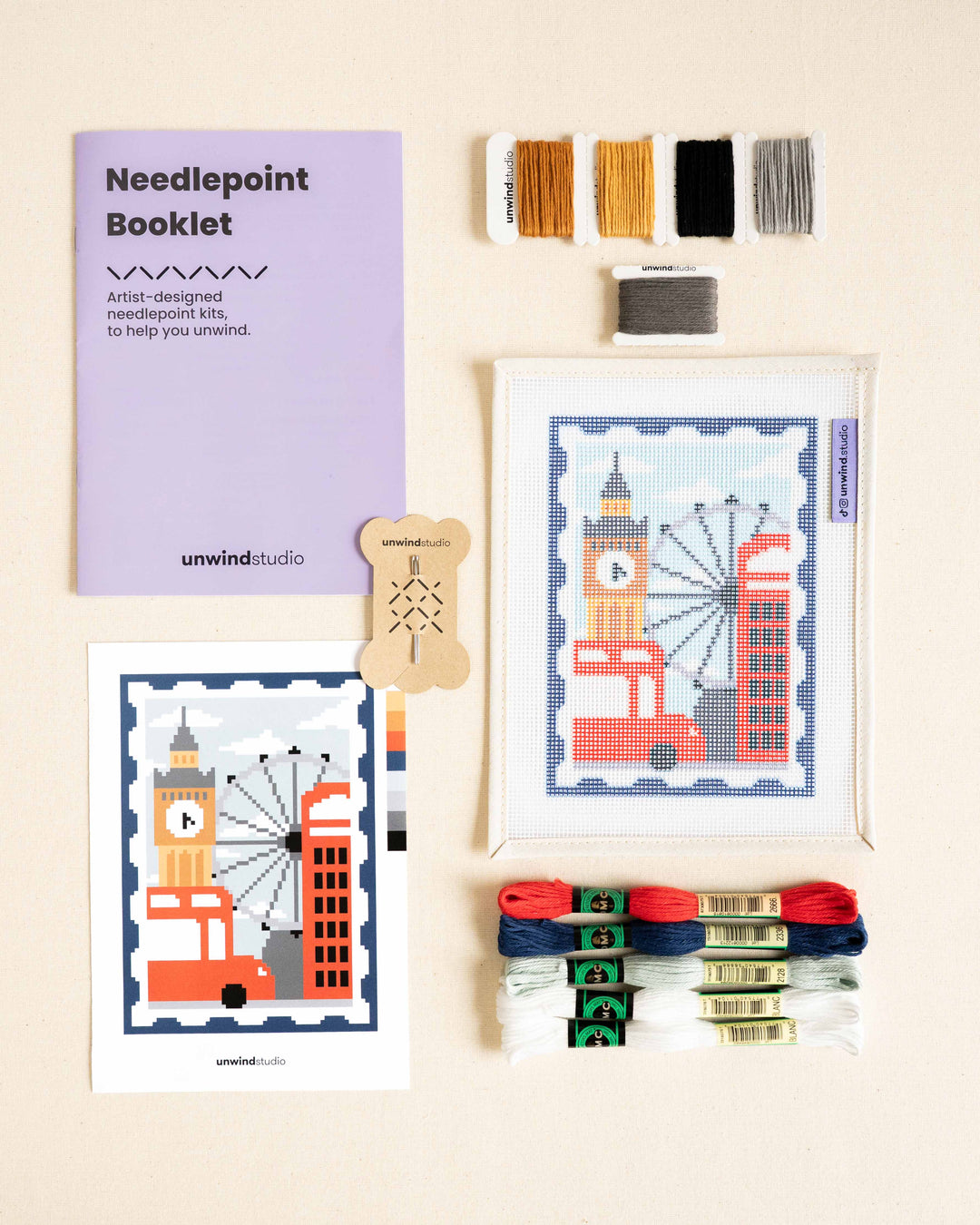 London Postcard Needlepoint Kit