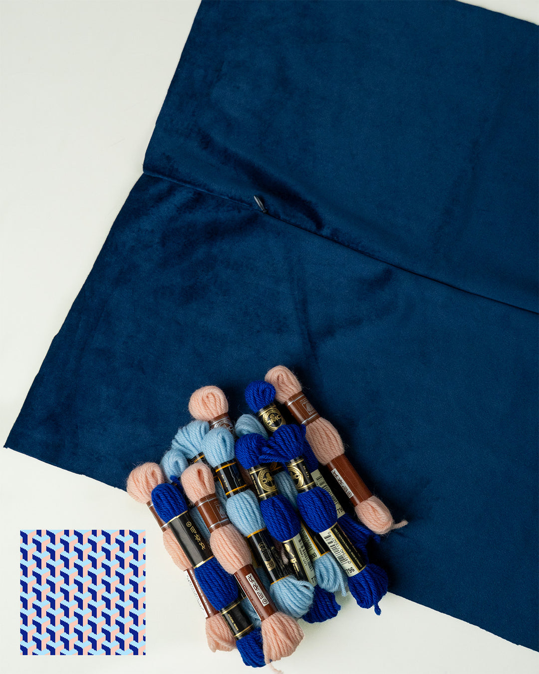 Tumbling Blocks V3: Needlepoint Cushion Kit (Counted Canvas)