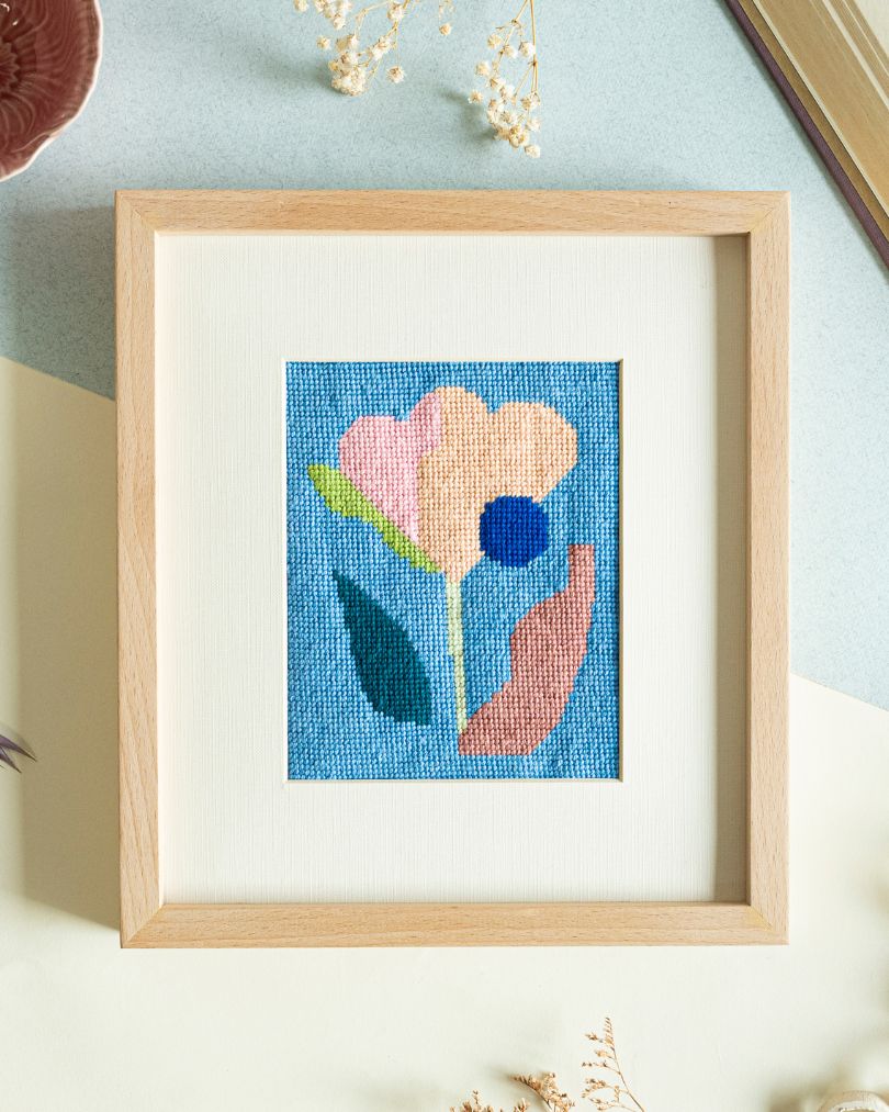 Floral Study 2 Beginner Needlepoint Kit