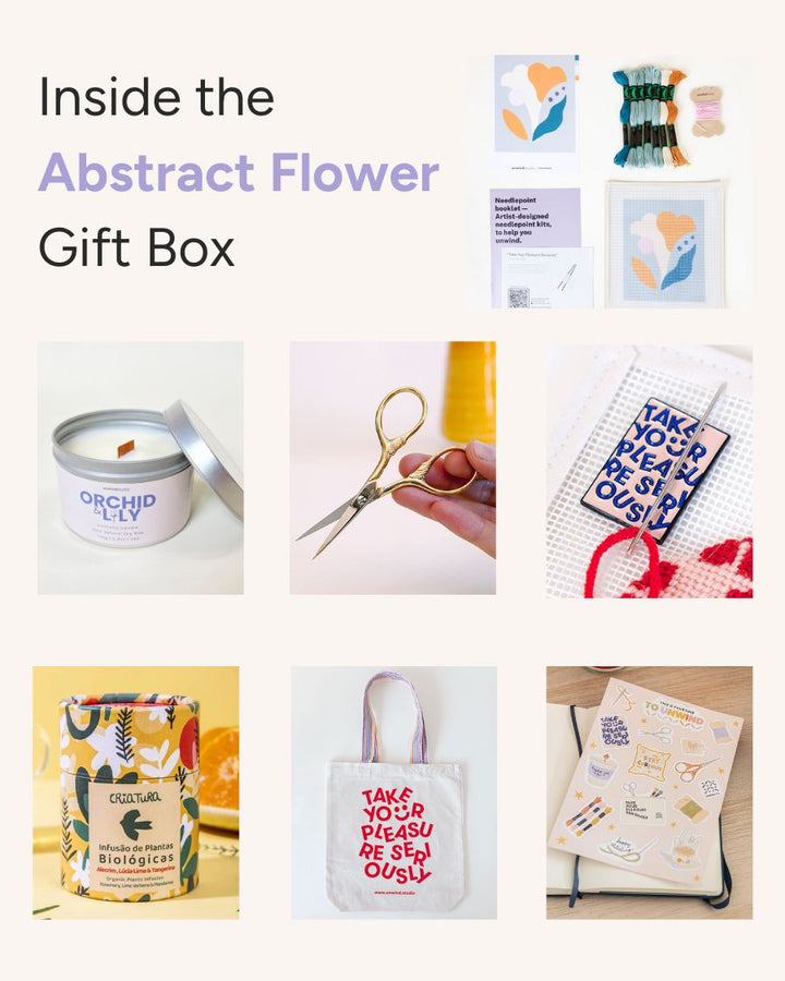 Gift Box "Abstract Flower" by Unwind Studio