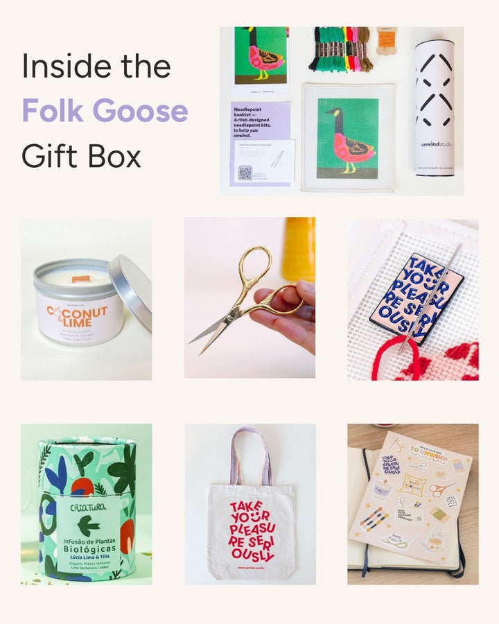 Gift Box "Folk Goose" by Unwind Studio