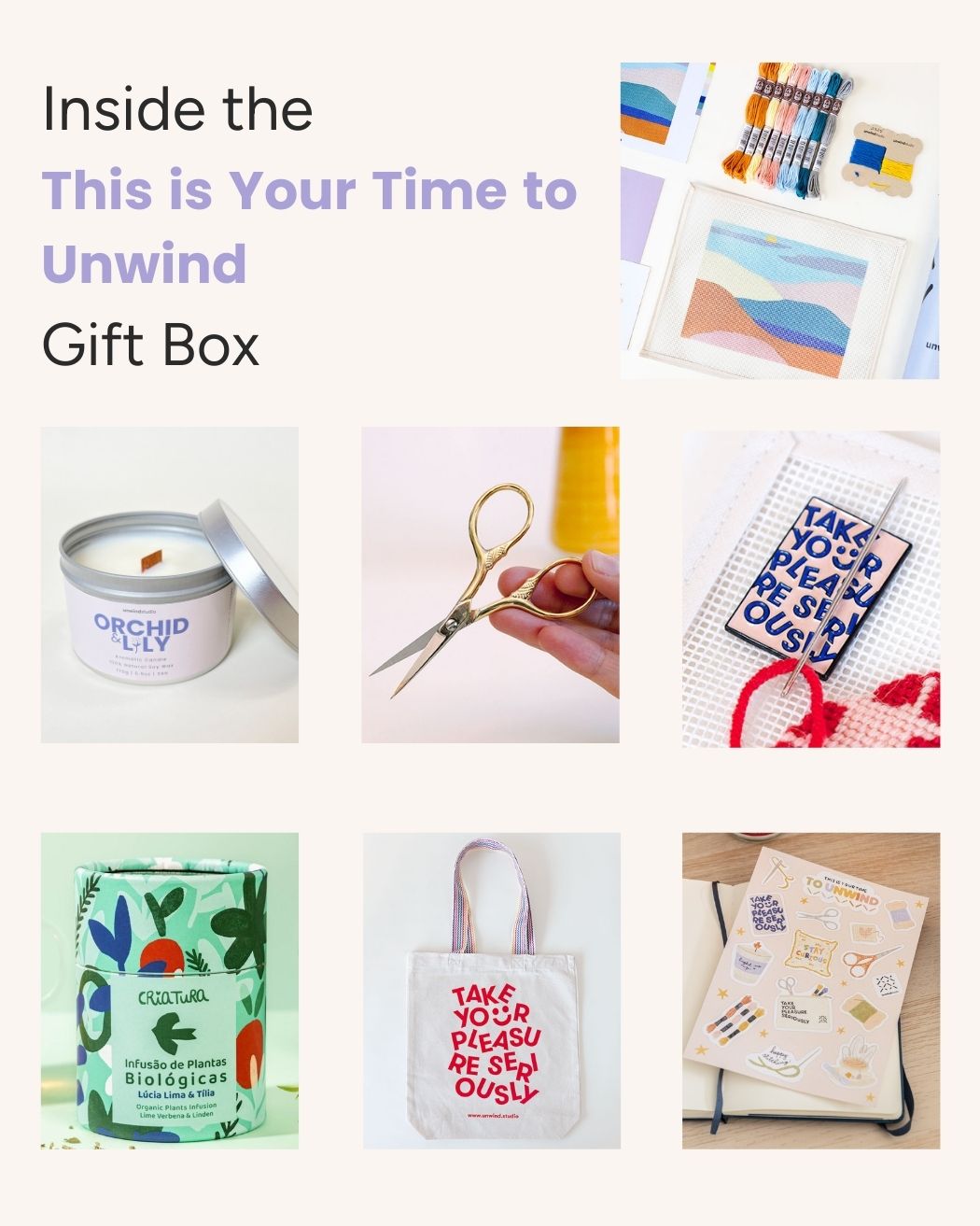 Gift Box "This is Your Time to Unwind" by Unwind Studio