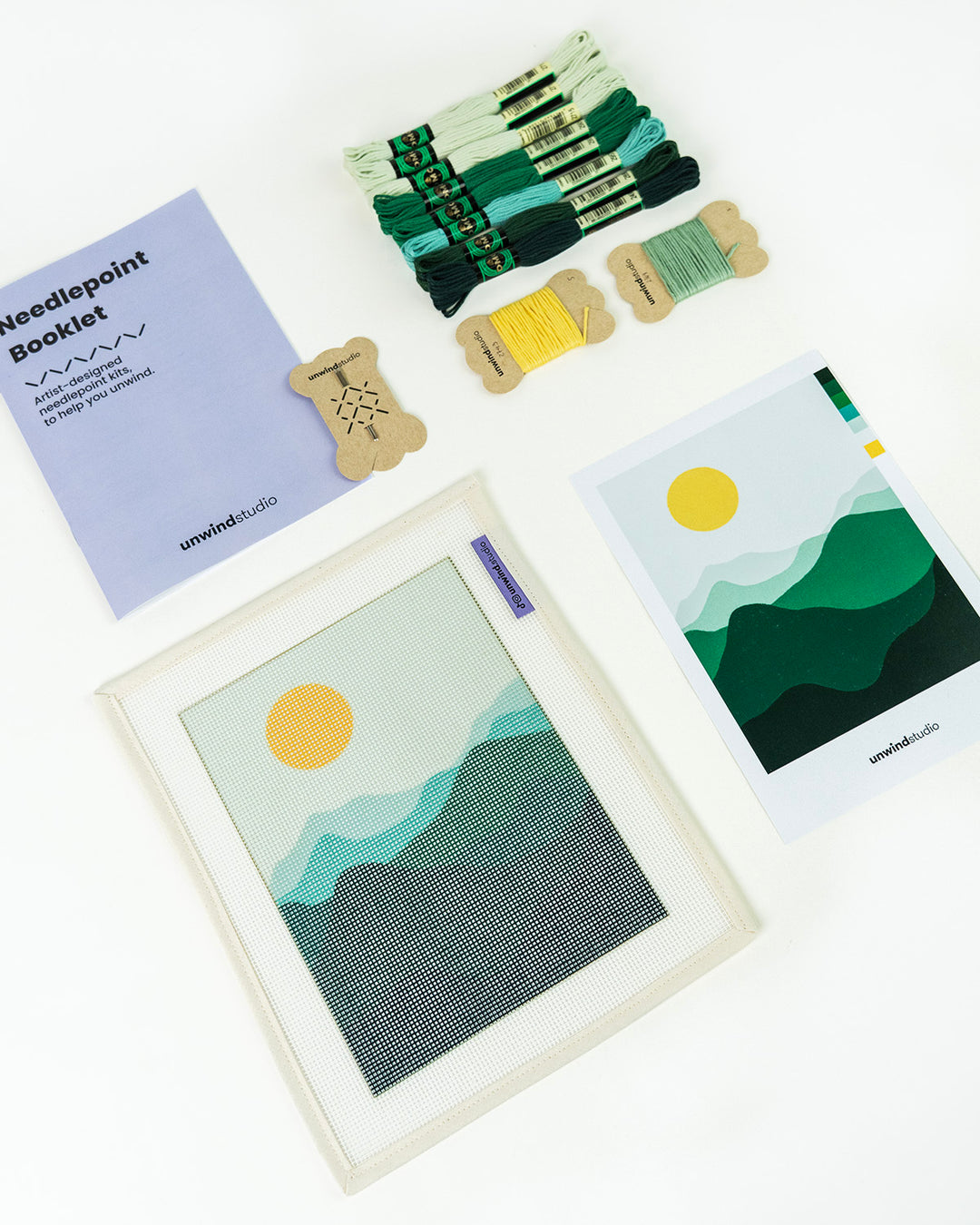 Canevas Montagnes Vertes