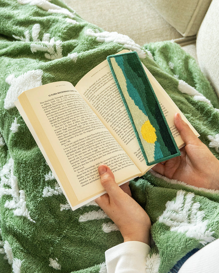 Green Mountains Bookmark Needlepoint Kit