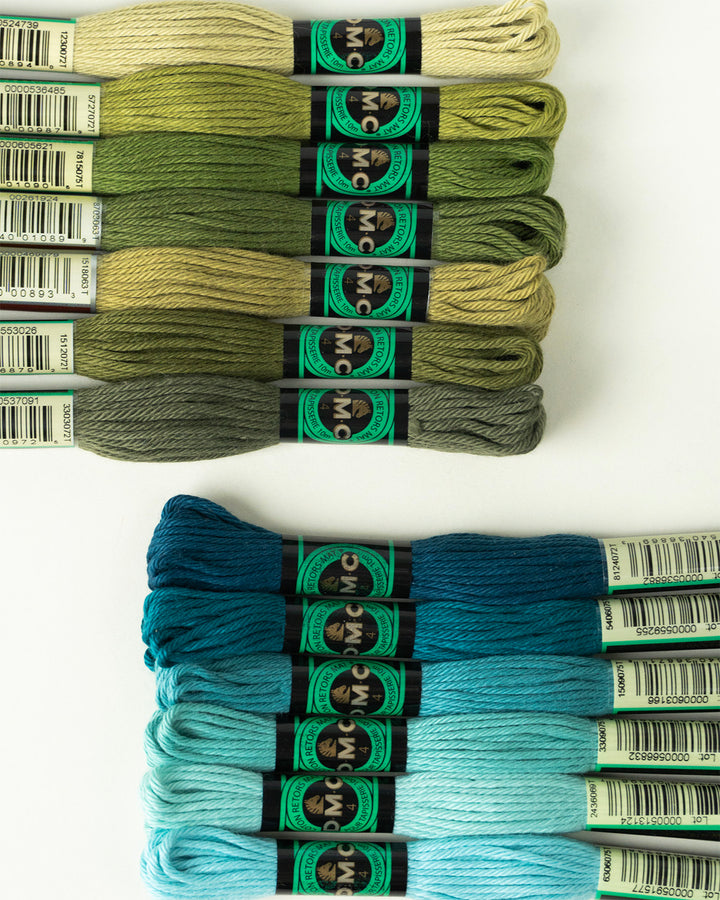 DMC Soft Matte Cotton - Greens Mix