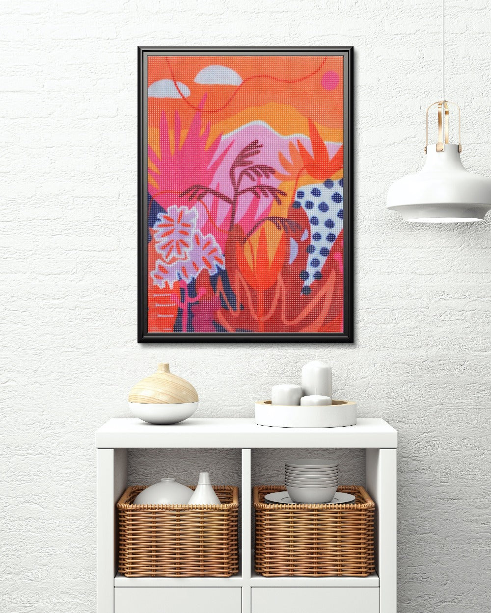 Modern Highnoon Needlepoint Kit – Unwind Studio