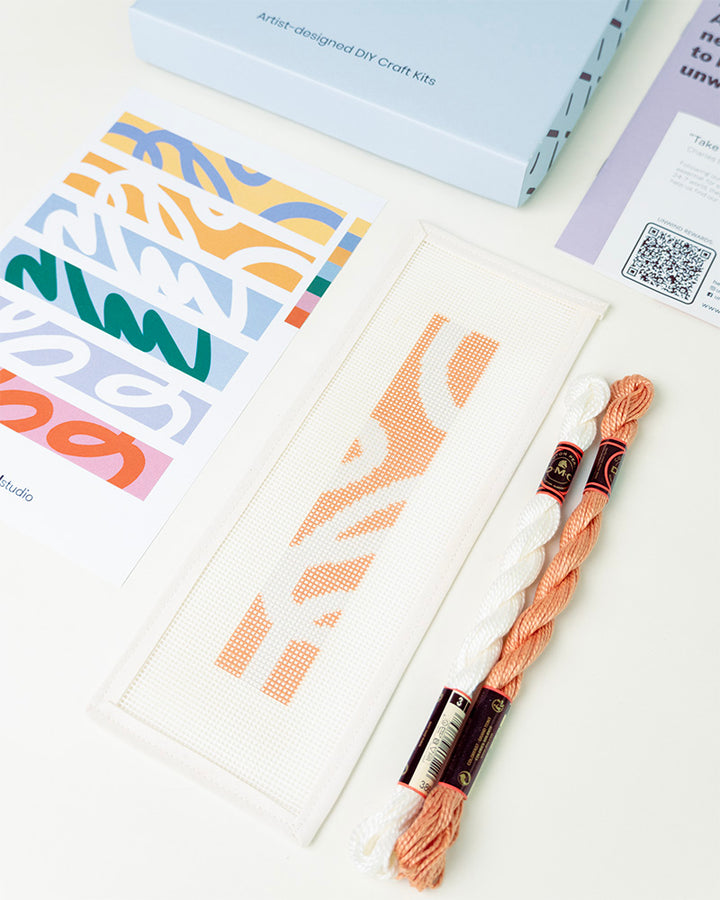 Abstract Visuals Needlepoint Kit Collection – Unwind Studio