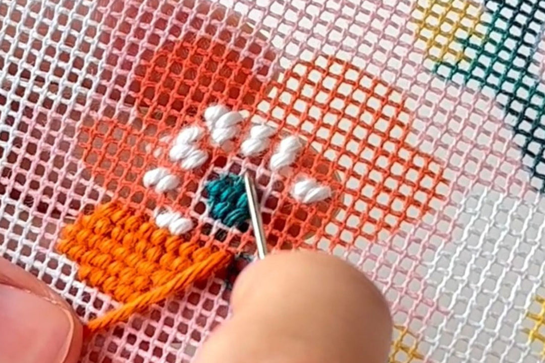 How to do Needlepoint with or without a frame – Unwind Studio