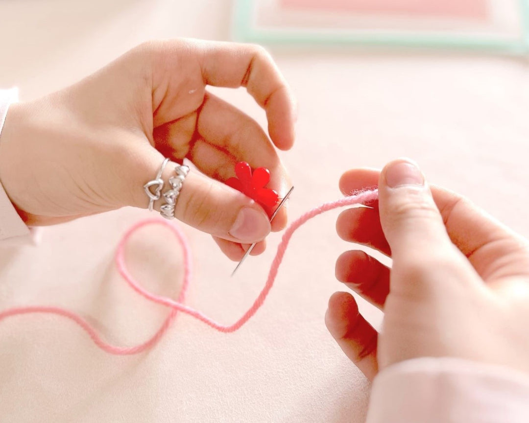 How to thread a needle tutorial for kids