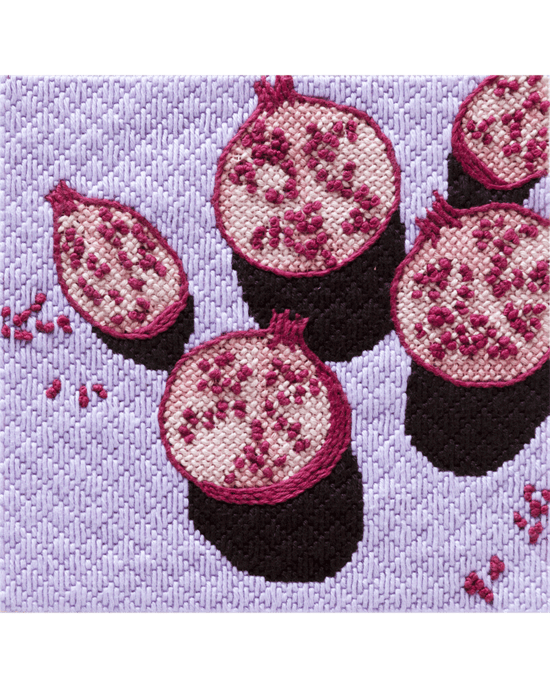 Still Pomegranates Needlepoint Kit Unwind Studio