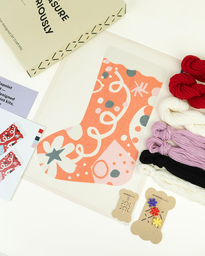 Kindness Christmas Needlepoint Stocking Kit