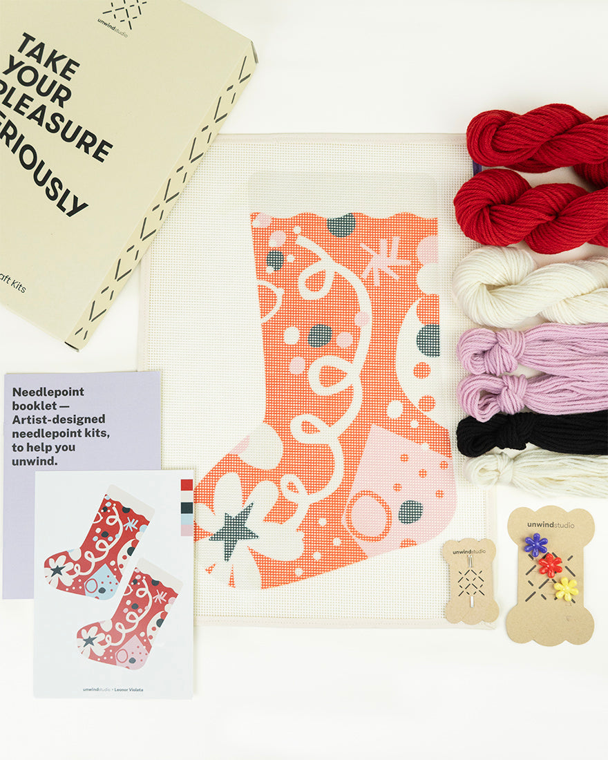 Kindness Christmas Needlepoint Stocking Kit