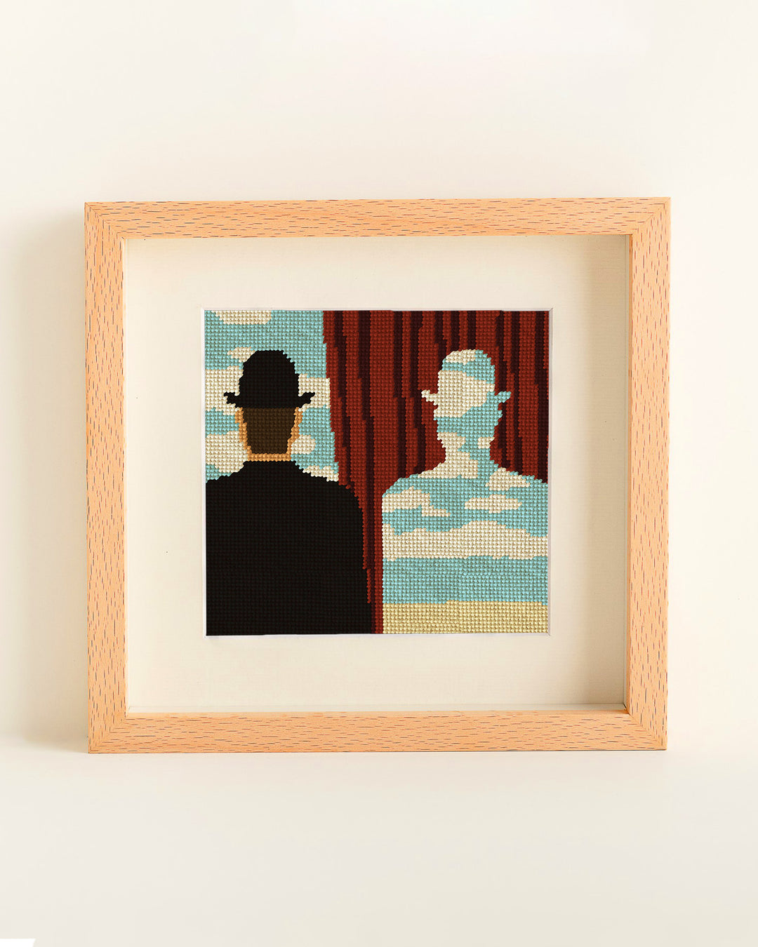 René Magritte "La Décalcomanie" Needlepoint Kit