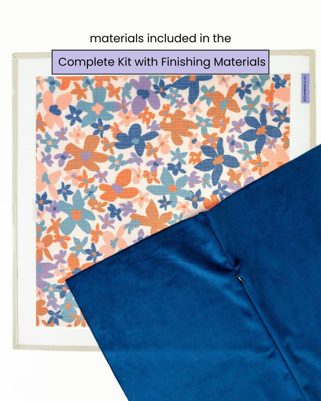 Laura Flor Needlepoint Cushion Kit