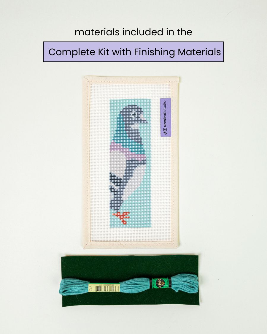 New York Pigeon Bookmark Needlepoint Kit