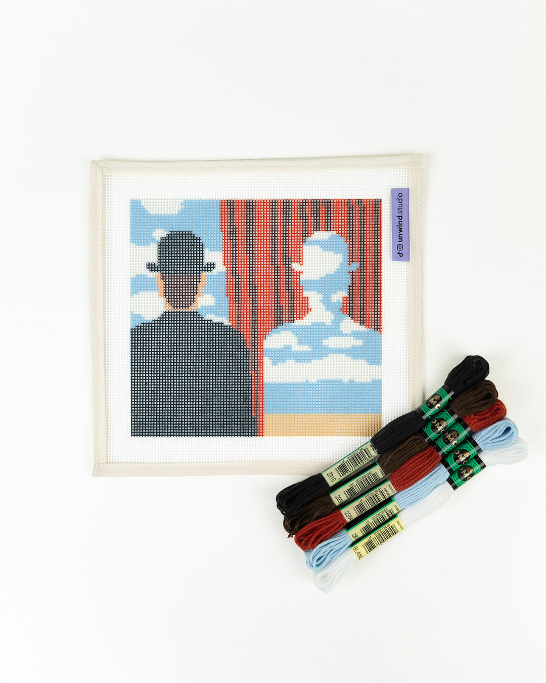 René Magritte "La Décalcomanie" Needlepoint Kit
