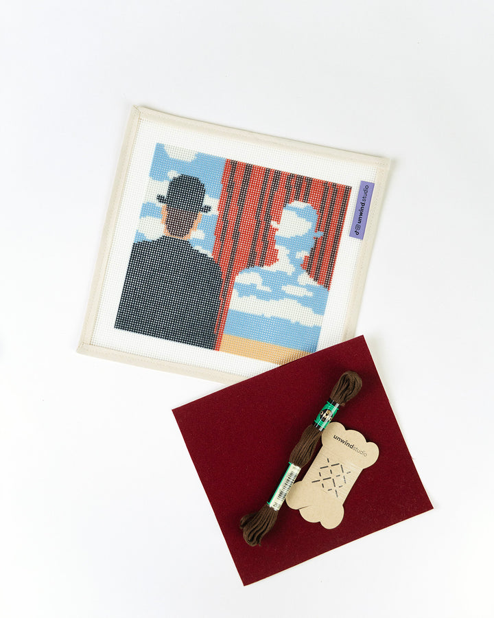 René Magritte "La Décalcomanie" Needlepoint Kit