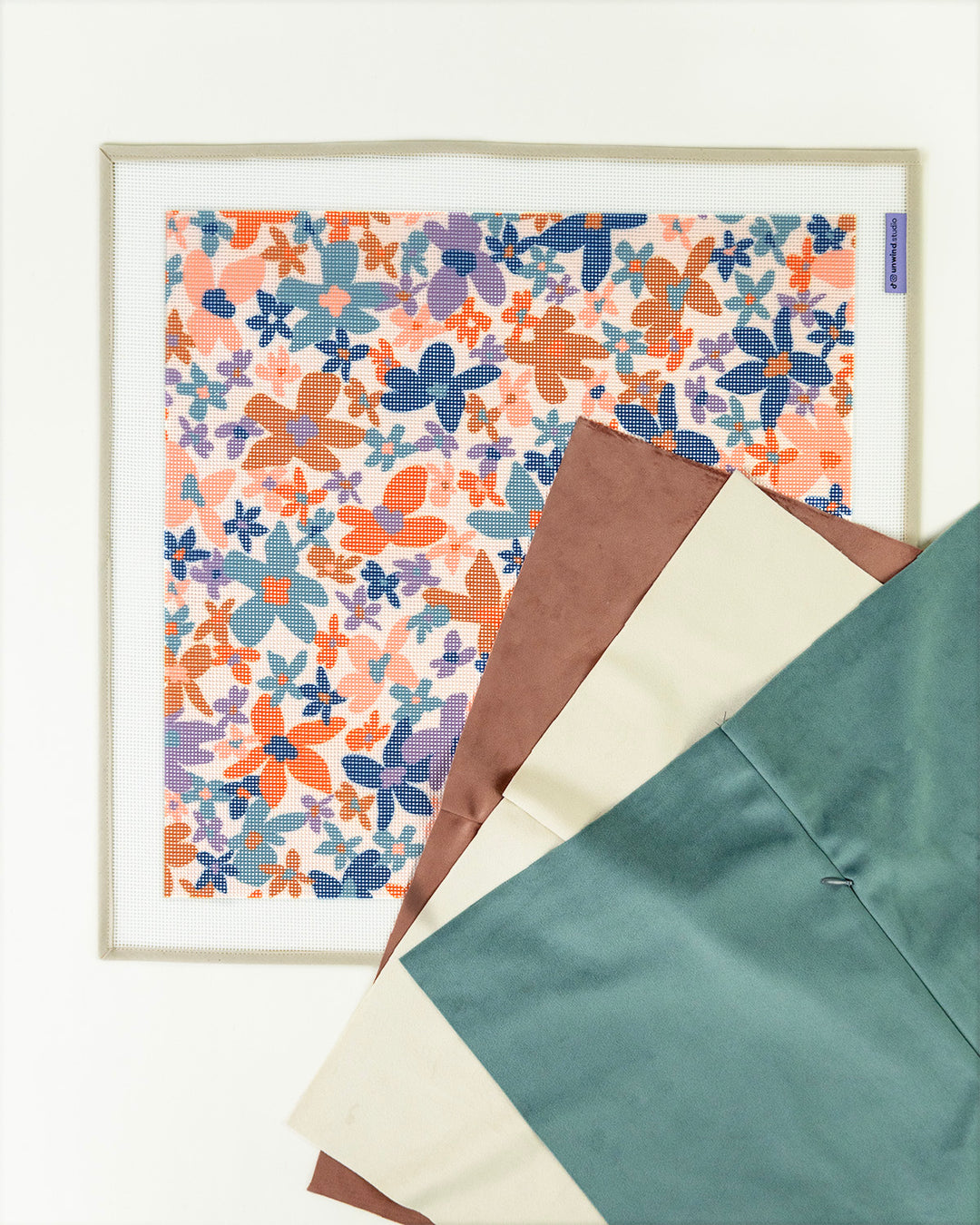 Laura Flor Needlepoint Cushion Kit