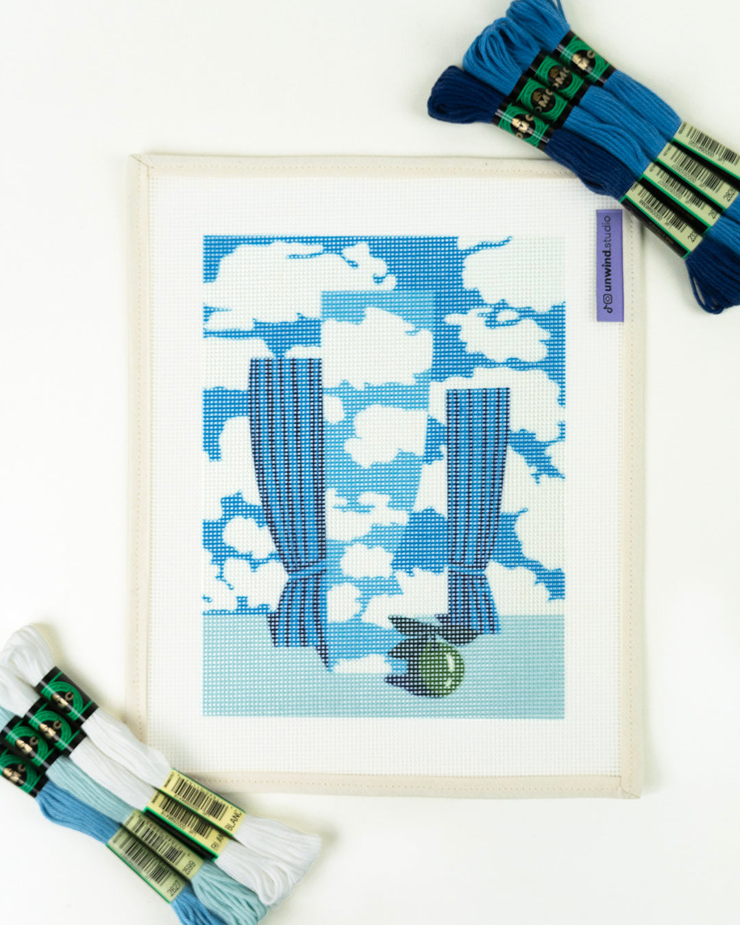 René Magritte “Le Beau Monde” Needlepoint Kit