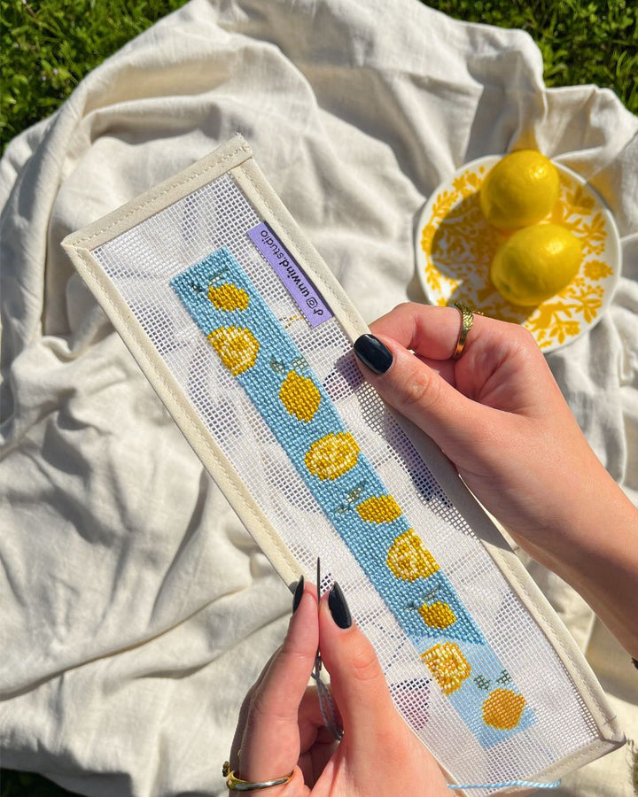 Lemons Key Fob Needlepoint Kit