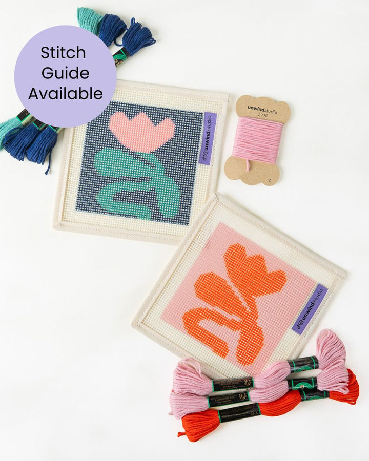 Petals Coaster Needlepoint Kit