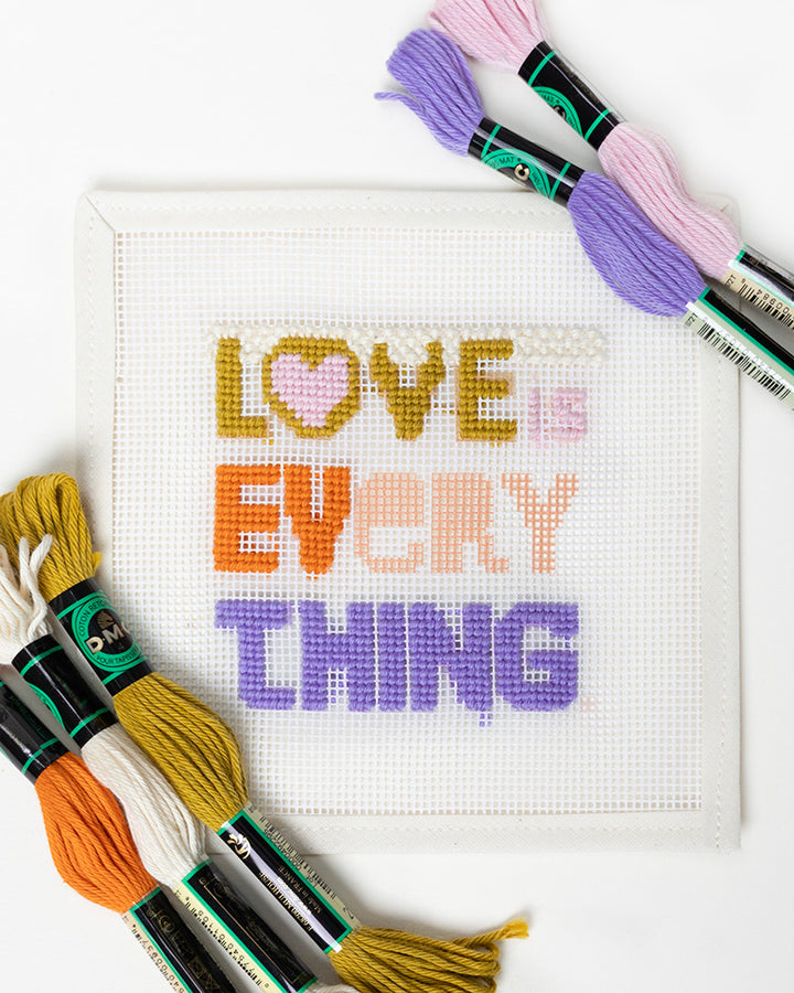 Love is Everything - canva and threads