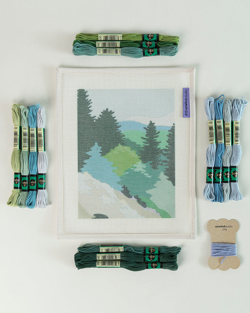 Mountain Spring Needlepoint Kit